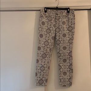 Free People Pattern Skinny Jeans - Size 29